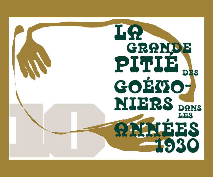 Page de couverture_Livret La grande pitié des goémoniers dans les années 30, Marion Bonjour