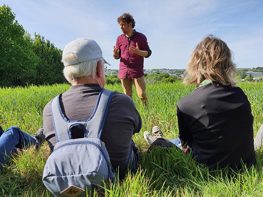 Balade philosophique avec Yan Marchand au vallon du Stang-Alar à Guipavas, 7 mai 2022