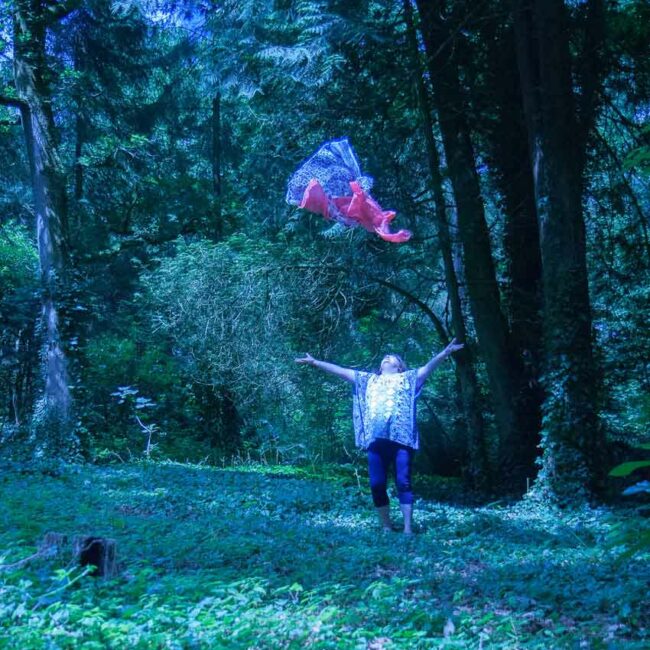 Marie-Claire Raoul, [Etat second], tirage numérique, bois de Keroual, ©adagp. 2018