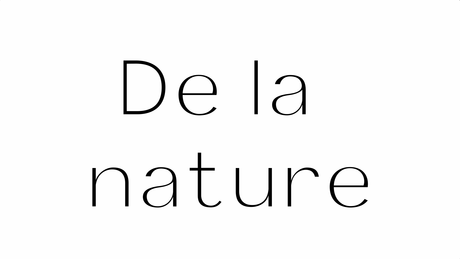 Visuel du documentaire [De la nature] réalisé par l'association CLIP, mars 2022