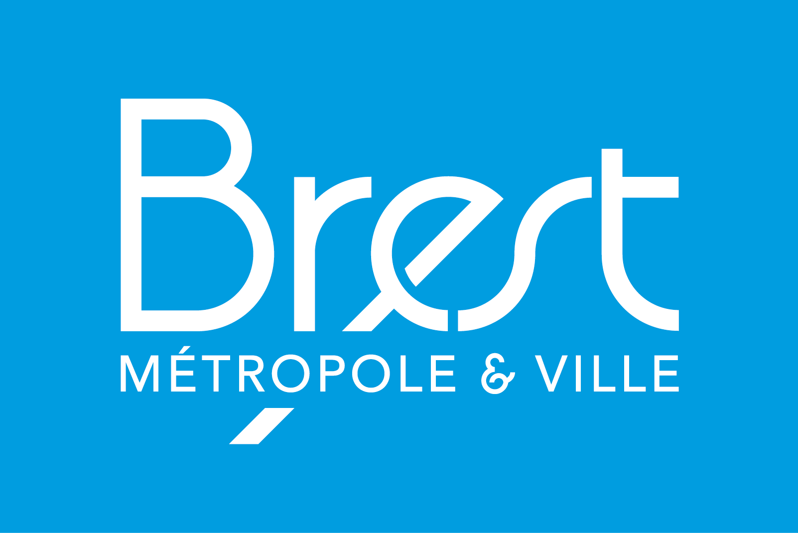 Logo Brest Métropole et ville bleu