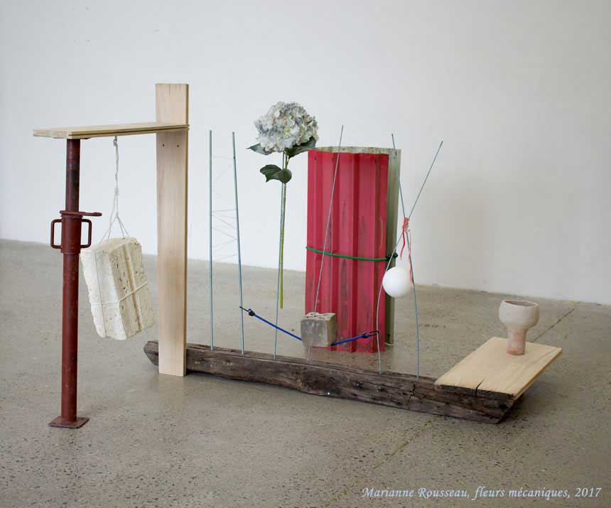 Marianne Rousseau, La fleur mécanique, 2017. © Marianne Rousseau