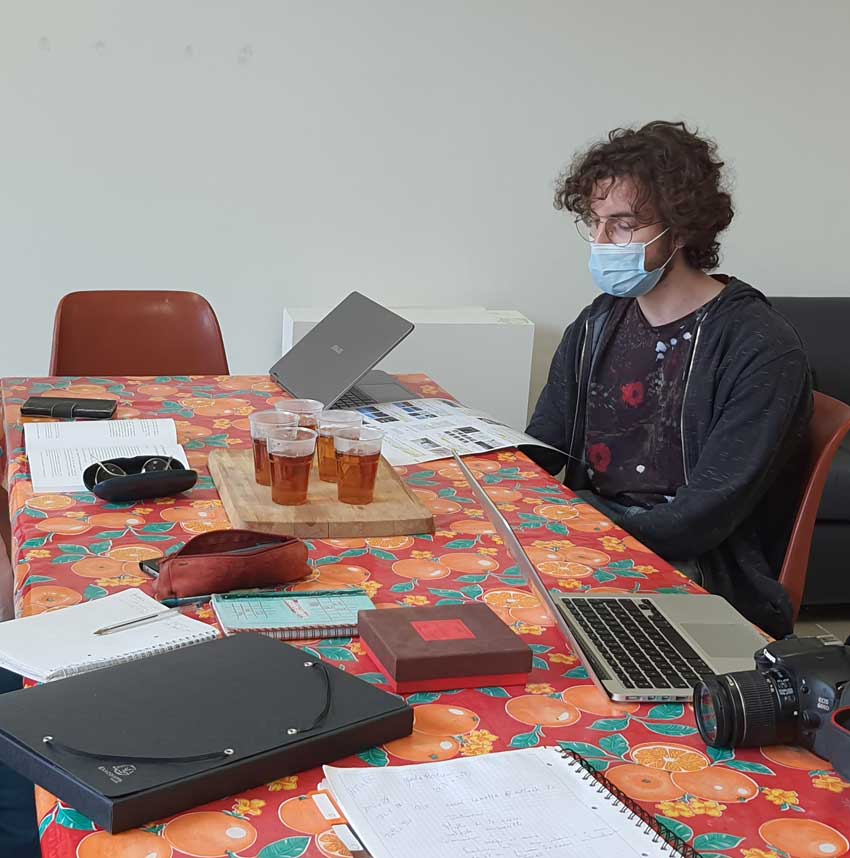 Debriefing au local de la Pointe, 7 mai 2021, Brest, Résidence de la nature