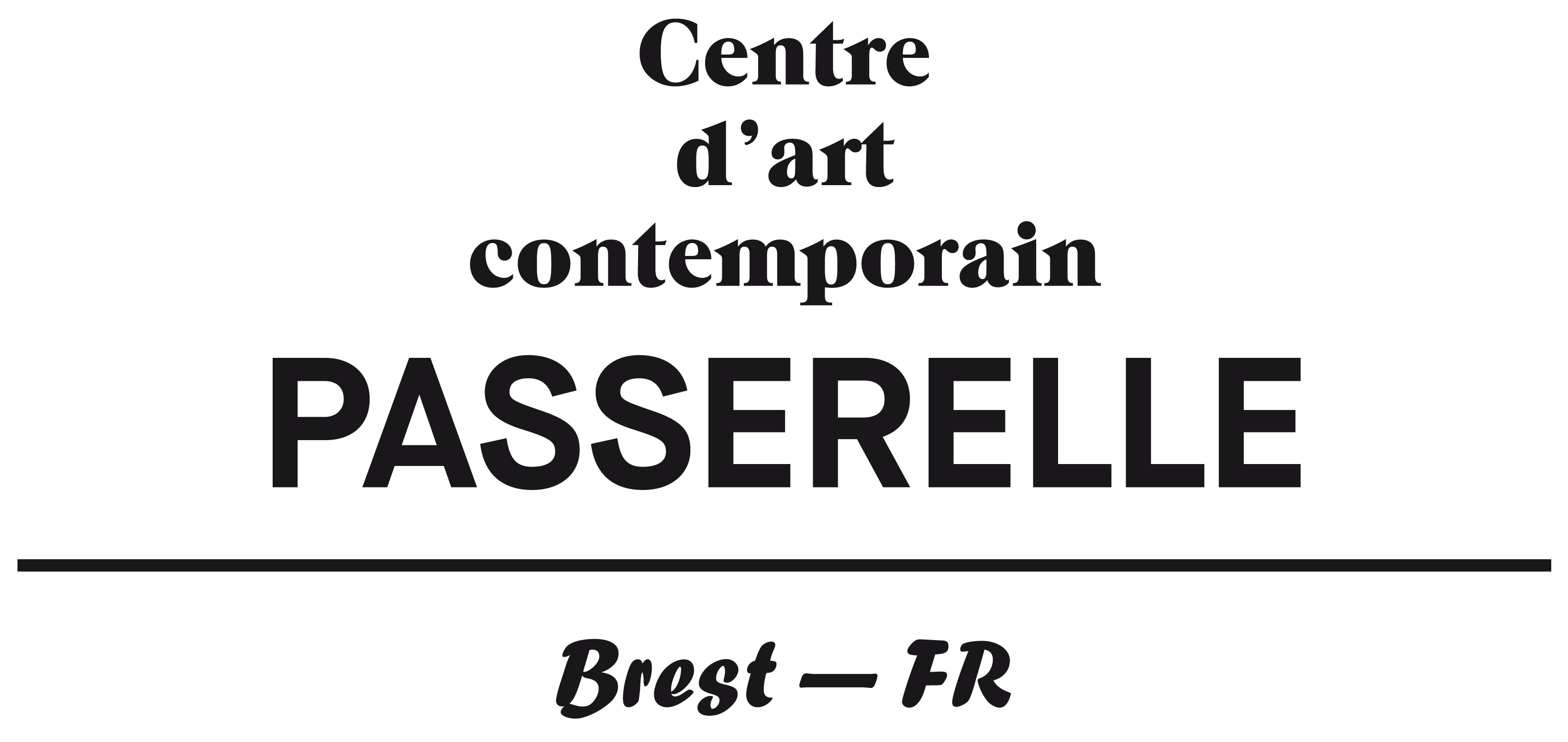 Logo de Passerelle centre d'art contemporain