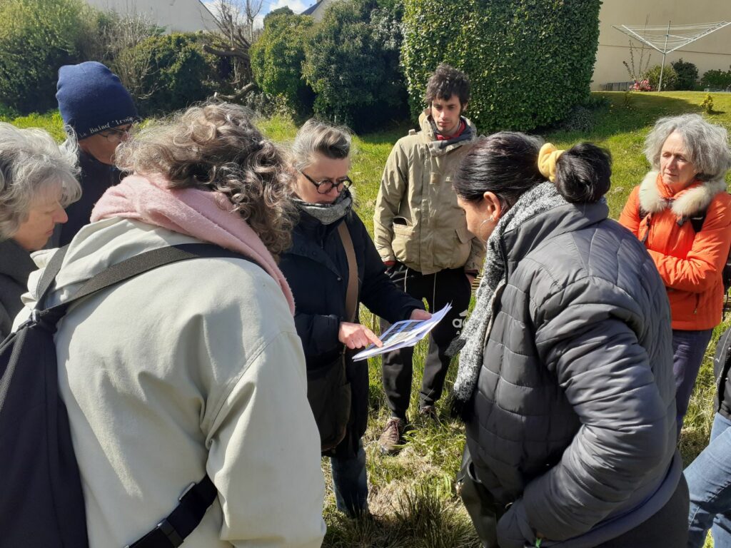 Découverte marcher sur l'eau blanche prairie de Keravilin 1er avril