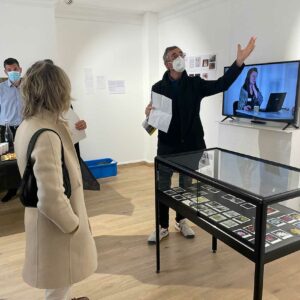 Vernissage de l'exposition [Escale #1 — Brest], le 29 mars 2022 à la Maison de la Fontaine à Brest