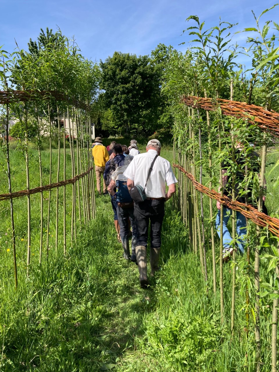 Départ pour la balade philosophique avec Yan marchand, 7 mai 2023, vallon du Stang-Alar