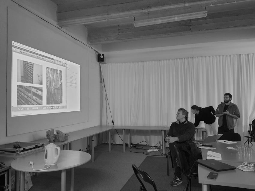 Paul Ardenne à Passerelle centre d'art contemporain le 10 janvier 2023. Séminaire-atelier [Regards croisés] dans le cadre du projet [De la nature].