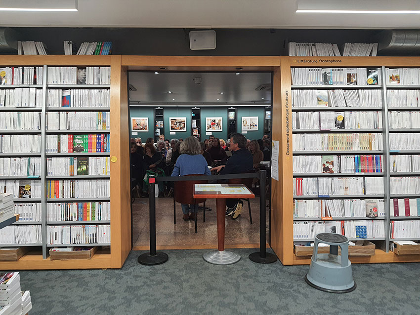 Rencontre littéraire avec l'historien en art contemporain Paul Ardenne lundi 9 janvier 2023 à la librairie Dialogues. Modération : Marie-Michèle Lucas.