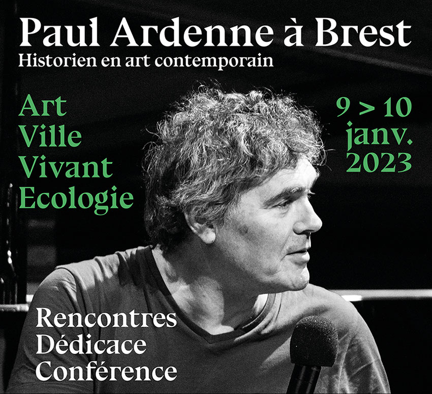 Visuel [Paul Ardenne à Brest], les 9 et 10 janvier 2023