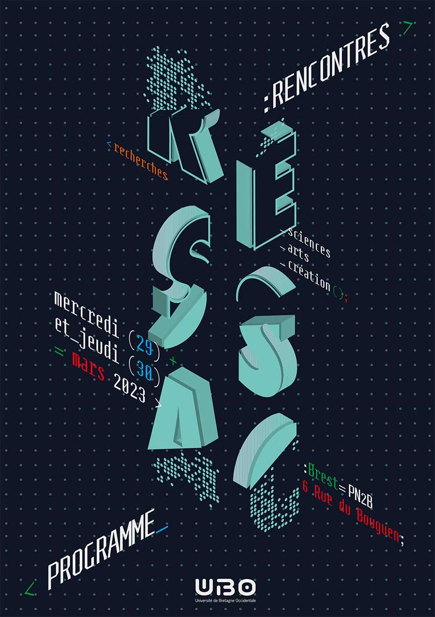 Couverture du programme des Rencontres RESSAC 2023