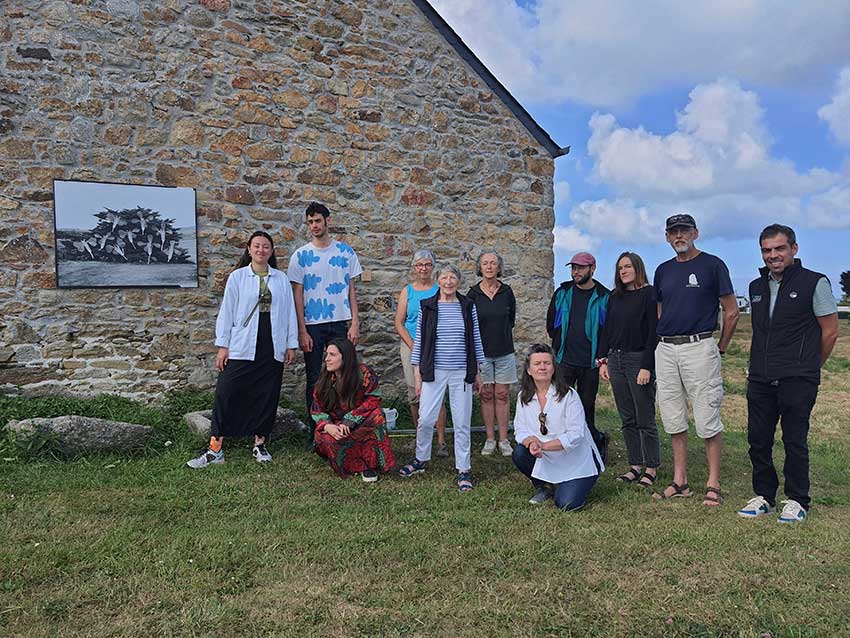 Conférence de presse de l'exposition Escale #3—Aber Benoît à la Maison des Abers à Saint-Pabu le 23 juin 2023