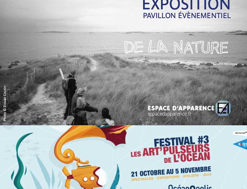 Visuel exposition Escale 4-Oceanopolis du 21 octobre au 5 novembre 2023