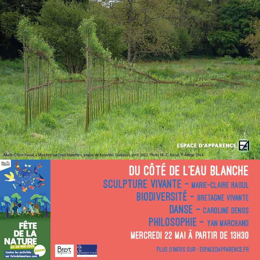Visuel rencontre Du côté de l'eau blanche 22 mai 2024