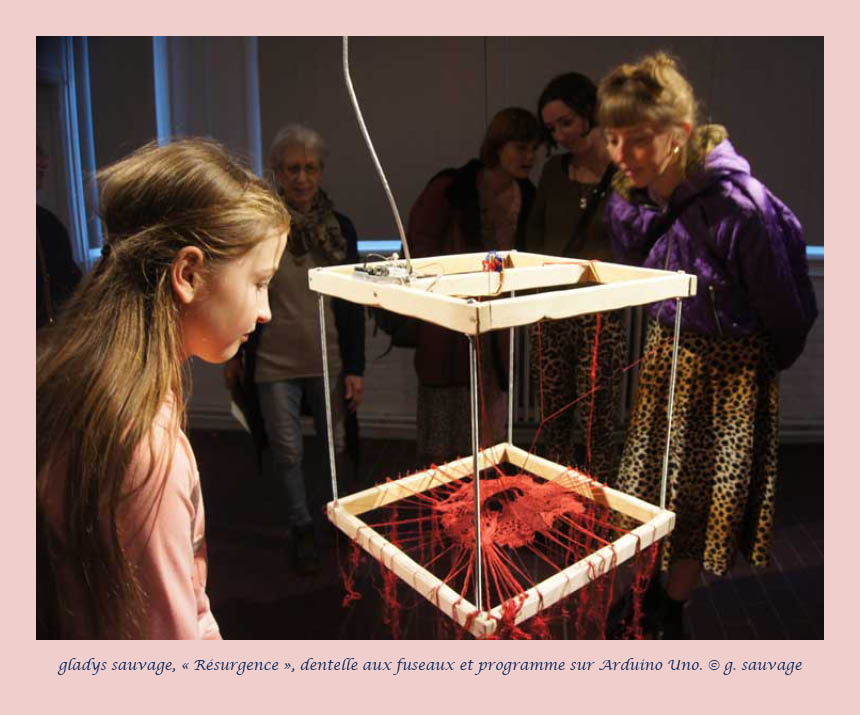 Visuel pour la page accueil, Résurgence de gladys sauvage, 2021