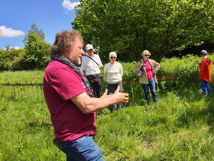 Rendez-vous au vallon du Stang-Alar à Guipavas le 7 mai 2022, Chrstian Guérin vannier osiériculteur